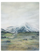 Load image into Gallery viewer, Mountain Countryside - Watercolor Landscape