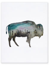 Load image into Gallery viewer, Double Exposure Bison / Buffalo