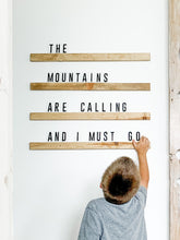 Load image into Gallery viewer, 24" Stained Letter Board Set