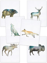 Load image into Gallery viewer, Double Exposure Fox