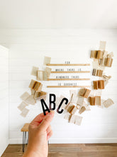 Load image into Gallery viewer, 36" Stained Letter Board Set