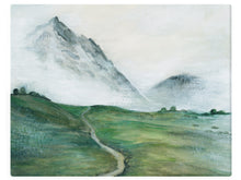 Load image into Gallery viewer, Glacier Valley - Watercolor Landscape