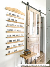 Load image into Gallery viewer, 24" Extra Large Stained Letter Board Set - With Arch