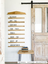 Load image into Gallery viewer, 24" Extra Large Stained Letter Board Set - With Arch