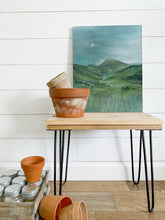 Load image into Gallery viewer, A River Runs Through The Valley At Midnight - Watercolor Landscape