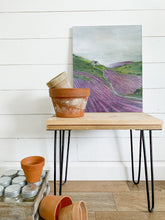 Load image into Gallery viewer, Rolling Hills Of Lavender - Watercolor Landscape