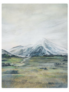 Mountain Countryside - Watercolor Landscape