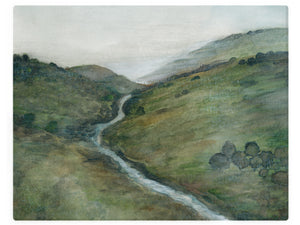 Green River Hills -  Watercolor Landscape