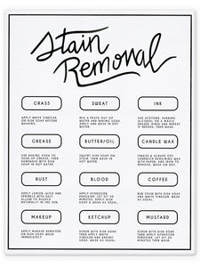 Stain Removal Laundry Care Guide