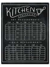 Load image into Gallery viewer, Kitchen Measurements Conversion Chart
