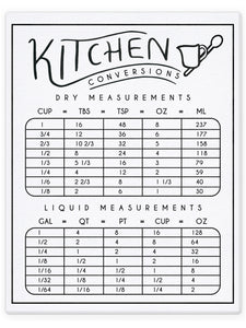 Kitchen Measurements Conversion Chart – House Hathaway